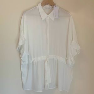 Bishop‎ + Young Women’s Ivory Flutter Sleeve Blouse